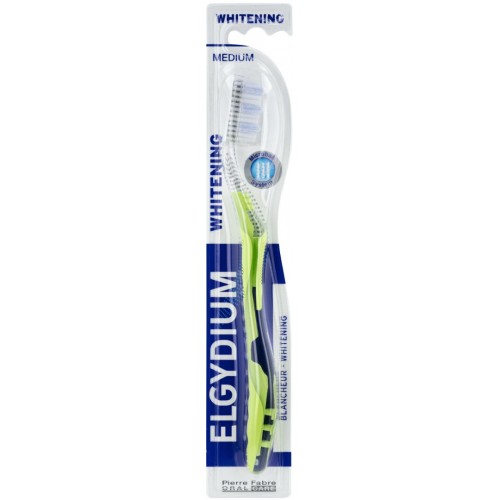 ELGYDIUM WHITENING MEDIUM TOOTHBRUSH / ЕЛГИДИУМ ЧЕТКА ЗА ЗЪБИ МЕДИУМ