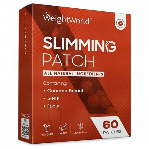 WEIGHT WOLRD / SLIMMING PATCH / ЛЕПЕНКИ ЗА ОТСЛАБВАНЕ С ЕКСТРАКТ ОТ ГУАРАНА, ФУКУС И 5-HTP ПЛАСТИРА X60
