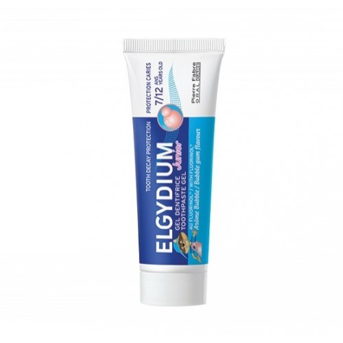 ELGYDIUM JUNIOR GUM TOOTHPASTE / ЕЛГИДИУМ ГЕЛООБРАЗНА ПАСТА ЗА ЗЪБИ ЗА ДЕЦА ОТ 7-12Г С ВКУС НА ДЪВКА 50МЛ ELGYDIUM JUNIOR GUM TOOTHPASTE / ЕЛГИДИУМ ГЕЛООБРАЗНА ПАСТА ЗА ЗЪБИ ЗА ДЕЦА ОТ 7-12Г С ВКУС НА ДЪВКА 50МЛ