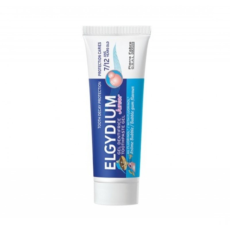 ELGYDIUM JUNIOR GUM TOOTHPASTE / ЕЛГИДИУМ ГЕЛООБРАЗНА ПАСТА ЗА ЗЪБИ ЗА ДЕЦА ОТ 7-12Г С ВКУС НА ДЪВКА 50МЛ ELGYDIUM JUNIOR GUM TOOTHPASTE / ЕЛГИДИУМ ГЕЛООБРАЗНА ПАСТА ЗА ЗЪБИ ЗА ДЕЦА ОТ 7-12Г С ВКУС НА ДЪВКА 50МЛ