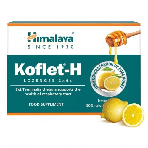 HIMALAYA KOFLET-H LEMON / ХИМАЛАЯ КОФЛЕТ ПЧЕЛЕН МЕД (С ЛИМОН) ЗА ГЪРЛО Х12 HIMALAYA KOFLET-H LEMON / ХИМАЛАЯ КОФЛЕТ ПЧЕЛЕН МЕД (С ЛИМОН) ЗА ГЪРЛО Х12