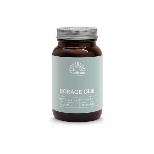 MATTISSON HEALTHSTYLE BORAGE OLIE / МАСЛО ОТ ПОРЕЧ + ВИТАМИН Е КАПС. X 60