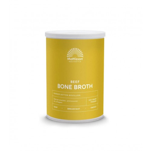 MATTISSON HEALTHSTYLE BONE BROTH BOTTEN BOUILLON / ТЕЛЕШКИ КОСТЕН БУЛЬОН ПРАХ 250 ГР