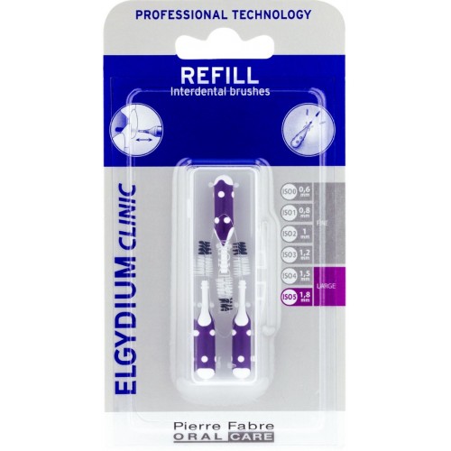 ELGYDIUM CLINIC TRIO COMPACT REFILL INTERDENTAL BRUSHES / ЕЛГИДИУМ ПЪЛНИТЕЛ ЗА ИНТЕРДЕНТАЛНИ ЧЕТКИ ЛИЛАВИ ELGYDIUM CLINIC TRIO COMPACT REFILL INTERDENTAL BRUSHES / ЕЛГИДИУМ ПЪЛНИТЕЛ ЗА ИНТЕРДЕНТАЛНИ ЧЕТКИ ЛИЛАВИ