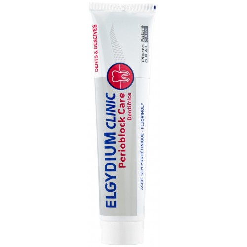 ELGYDIUM CLINIC PEROOBLOCK CARE TOOTHPASTE / ЕЛГИДИУМ ПАСТА ЗА ЧУВСТВИТЕЛНИ ВЕНЦИ 75МЛ ELGYDIUM CLINIC PEROOBLOCK CARE TOOTHPASTE / ЕЛГИДИУМ ПАСТА ЗА ЧУВСТВИТЕЛНИ ВЕНЦИ 75МЛ