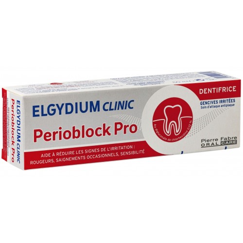 ELGYDIUM PERIOBLOCK PRO TOOTHPASTE / ЕЛГИДИУМ ПАСТА ЗА ЗЪБИ ЗА ЧУВСТВИТЕЛНИ ВЕНЦИ 50МЛ