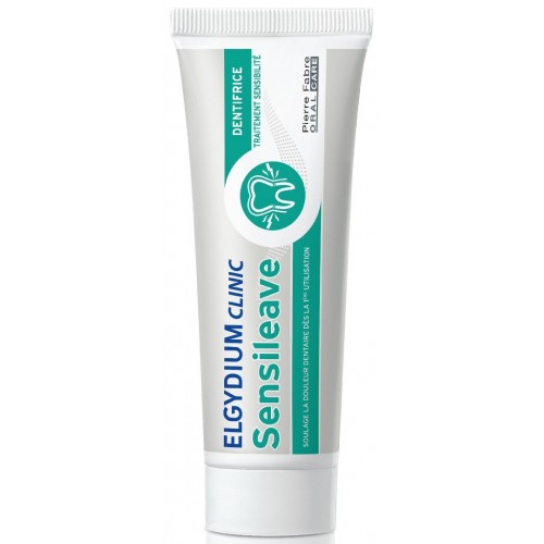 ELGYDIUM CLINIC SENSILEAVE TOOTHPASTE / ЕЛГИДИУМ ПАСТА ЗА ЧУВСТВИТЕЛНИ ЗЪБИ 50МЛ ELGYDIUM CLINIC SENSILEAVE TOOTHPASTE / ЕЛГИДИУМ ПАСТА ЗА ЧУВСТВИТЕЛНИ ЗЪБИ 50МЛ