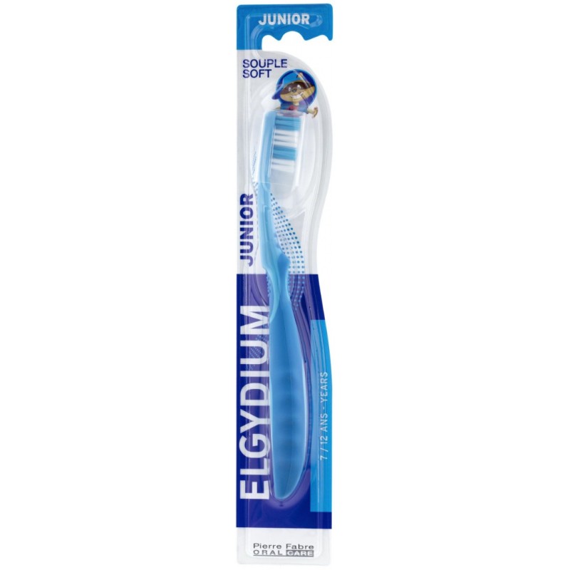 ELGYDIUM JUNIOR TOOTHBRUSH / ЕЛГИДИУМ ДЕТСКА ЧЕТКА ЗА ЗЪБИ ОТ 7-12Г ELGYDIUM JUNIOR TOOTHBRUSH / ЕЛГИДИУМ ДЕТСКА ЧЕТКА ЗА ЗЪБИ ОТ 7-12Г