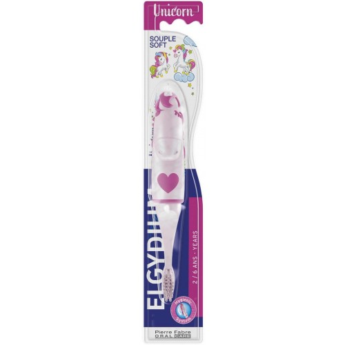 ELGYDIUM KIDS UNICORN TOOTHBRUSH / ЕЛГИДИУМ ДЕТСКА ЧЕТКА ЗА ЗЪБИ ОТ 2-6Г ELGYDIUM KIDS UNICORN TOOTHBRUSH / ЕЛГИДИУМ ДЕТСКА ЧЕТКА ЗА ЗЪБИ ОТ 2-6Г