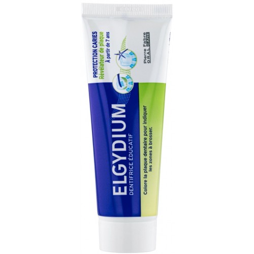 ELGYDIUM PROTECTION CARIES TOOTHPASTE / ЕЛГИДИУМ ПАСТА ЗА ЗЪБИ РАЗКРИВАЩА ПЛАКАТА 50МЛ