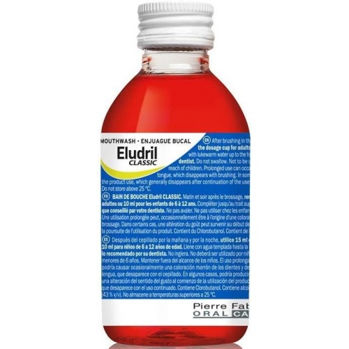 ELGYDIUM ELUDRIL CLASSIC MOUTHWASH / ЕЛГИДИУМ ЕЛУДРИЛ ВОДА ЗА УСТА 90МЛ ELGYDIUM ELUDRIL CLASSIC MOUTHWASH / ЕЛГИДИУМ ЕЛУДРИЛ ВОДА ЗА УСТА 90МЛ