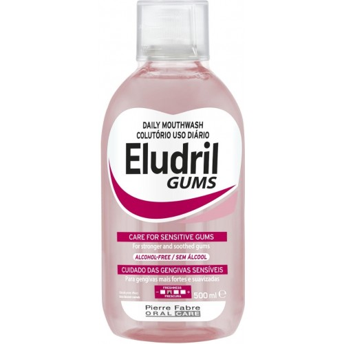 ELGYDIUM ELUDRIL GUM MOUTHWASH / ЕЛГИДИУМ ЕЛУДРИЛ ВОДА ЗА УСТА ЗА ЧУВСТВИТЕЛНИ ВЕНЦИ 500МЛ