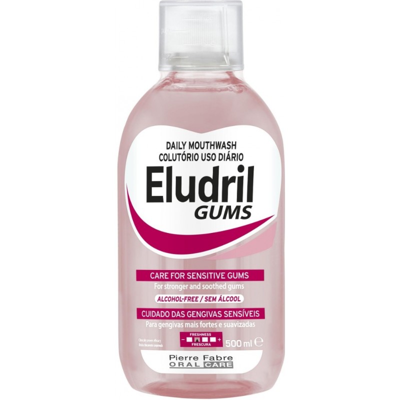 ELGYDIUM ELUDRIL GUM MOUTHWASH / ЕЛГИДИУМ ЕЛУДРИЛ ВОДА ЗА УСТА ЗА ЧУВСТВИТЕЛНИ ВЕНЦИ 500МЛ