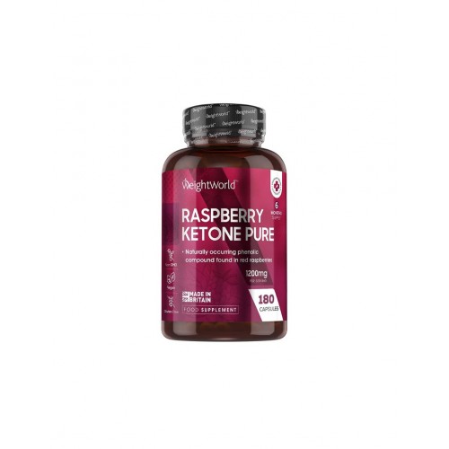 WEIGHT WOLRD / RASPBERRY KETONE PURE / МАЛИНОВИ КЕТОНИ 1200МГ КАПС. Х180
