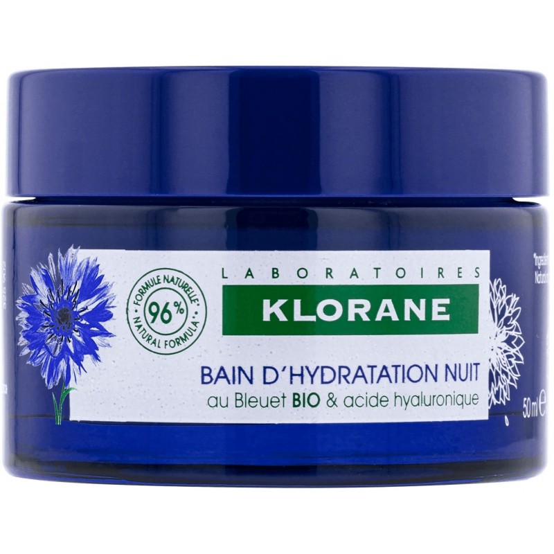 KLORANE CORNFLOWER NIGHT MASK / НОЩНА АКВА МАСКА ЗА ИНТЕНЗИВНА ХИДРАТАЦИЯ ПРИ УМОРЕНА КОЖА С ОРГАНИЧНА МЕТЛИЧИНА 50МЛ KLORANE CORNFLOWER NIGHT MASK / НОЩНА АКВА МАСКА ЗА ИНТЕНЗИВНА ХИДРАТАЦИЯ ПРИ УМОРЕНА КОЖА С ОРГАНИЧНА МЕТЛИЧИНА 50МЛ