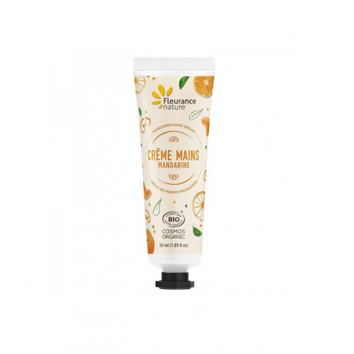 FLEURANCE NATURE CREME MAINS MANDARINE / КРЕМ ЗА РЪЦЕ С ЕКСТРАКТ ОТ МАНДАРИНА, МАСЛО ОТ ШИЙ И АЛОЕ ВЕРА 30МЛ