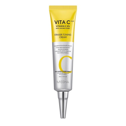 MISSHA VITA C PLUS ERASER TONING CREAM / МИША ИНТЕНЗИВЕН КРЕМ ЗА БОРБА С ПИГМЕНТАЦИЯТА 30МЛ