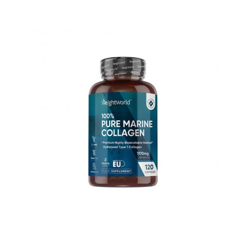 WEIGHT WOLRD / PURE MARINE COLLAGEN / МОРСКИ КОЛАГЕН (ТИП I) КАПС. X120