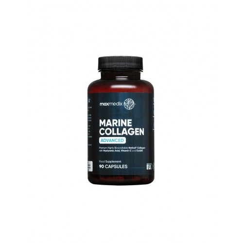 WEIGHT WOLRD / MARINE COLLAGEN ADVANCED / МОРСКИ КОЛАГЕН С ХИАЛУРОНОВА КИСЕЛИНА, ВИТАМИН С, ЦИНК И КОЕНЗИМ Q10 КАПС. X90