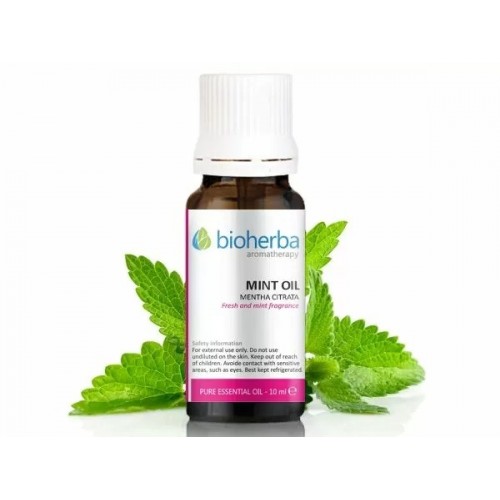 BIOHERBA MINT OIL / БИОХЕРБА EТЕРИЧНО МАСЛО ОТ МЕНТА 10МЛ BIOHERBA MINT OIL / БИОХЕРБА EТЕРИЧНО МАСЛО ОТ МЕНТА 10МЛ
