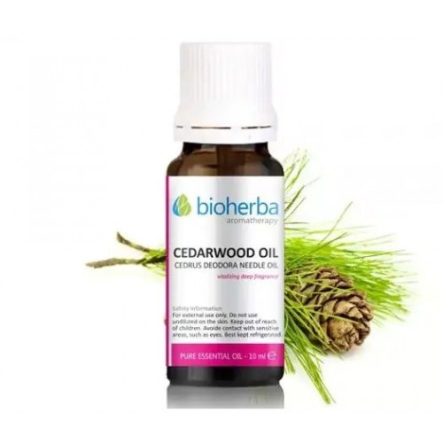 BIOHERBA CEDARWOOD OIL / БИОХЕРБА EТЕРИЧНО МАСЛО ОТ КЕДЪР 10МЛ BIOHERBA CEDARWOOD OIL / БИОХЕРБА EТЕРИЧНО МАСЛО ОТ КЕДЪР 10МЛ
