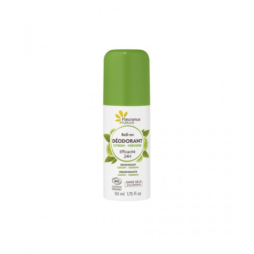 FLEURANCE NATURE DEODORANT CITRON-VERVEINE / РОЛ ОН ДЕЗОДОРАНТ С ЛИМОН И ВЪРБИНКА 50МЛ