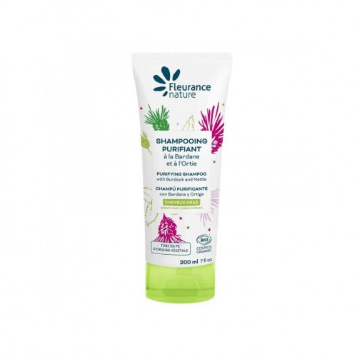 FLEURANCE NATURE SHAMPOING PURIFIANT A LA BARDANE ET A I'ORTIE / ШАМПОАН С АЛОЕ ВЕРА, ХИНАП, РЕПЕЙ, КОПРИВА БИО 200МЛ FLEURANCE NATURE SHAMPOING PURIFIANT A LA BARDANE ET A I'ORTIE / ШАМПОАН С АЛОЕ ВЕРА, ХИНАП, РЕПЕЙ, КОПРИВА БИО 200МЛ
