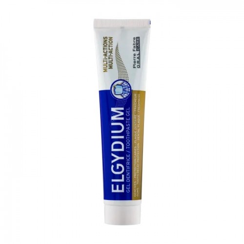 ELGYDIUM MULTI-ACTION TOOTHPASTE GEL / ЕЛГИДИУМ МУЛТИФУНКЦИОНАЛНА ПАСТА-ГЕЛ ЗА ЗЪБИ 75МЛ