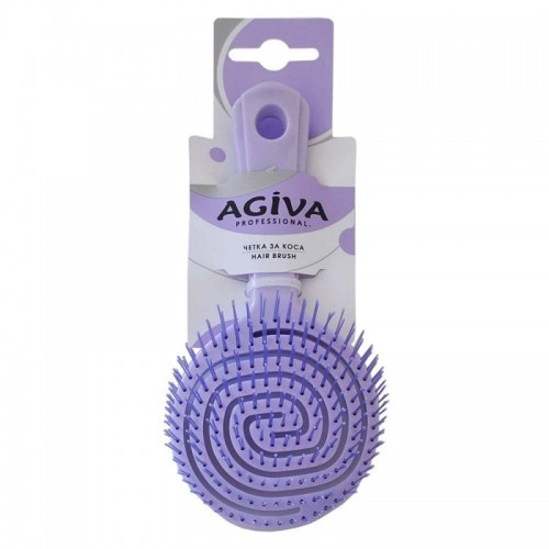 AGIVA PRO кръгла лилава Четка 18220SC-G