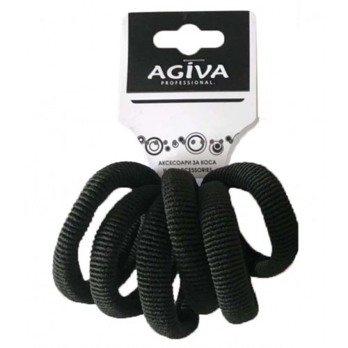 AGIVA PRO Ластик за коса 5 см, 6 бр