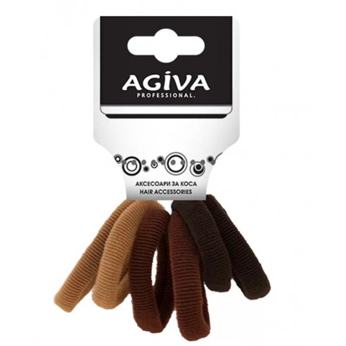 AGIVA PRO Ластик за коса 5 см, 6 бр