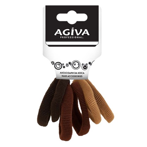 AGIVA PRO Ластик за коса 4 см, 6 бр