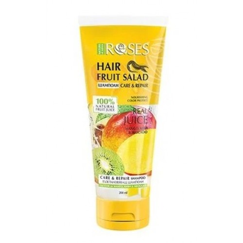 NATURE OF AGIVA FRUIT SALAD Възстановяващ шампоан със сок от манго, киви и авокадо 200 мл