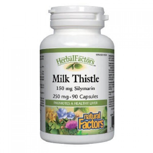 Natural Factors Млечен бодил 250 mg х 90 капсули