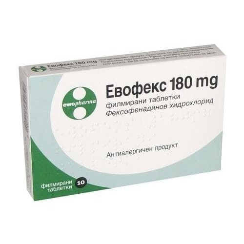 Евофекс табл. 180мг x 10бр