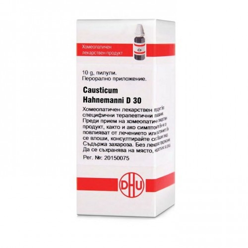 CAUSTICUM HAHNEMANNI D30 GLOB 10G VW BG
