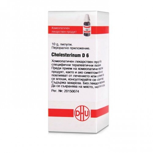 CHOLESTERINUM D6 GLOB 10G VW BG