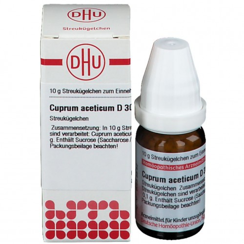 CUPRUM ACETICUM D30 GLOB 10G VW BG CUPRUM ACETICUM D30 GLOB 10G VW BG