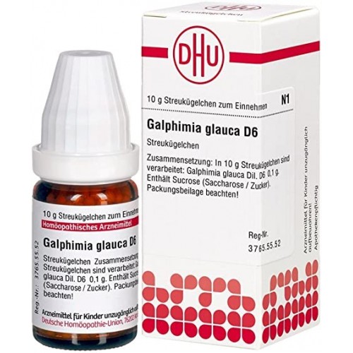 GALPHIMIA GLAUCA D6 GLOB 10G VW BG GALPHIMIA GLAUCA D6 GLOB 10G VW BG