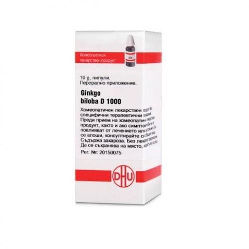 GINKGO BILOBA D1000 GLOB 10G VW BG GINKGO BILOBA D1000 GLOB 10G VW BG