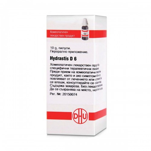 HYDRASTIS D6 GLOB 10G VW BG