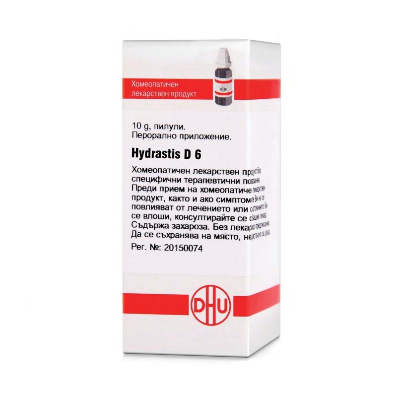 HYDRASTIS D6 GLOB 10G VW BG HYDRASTIS D6 GLOB 10G VW BG