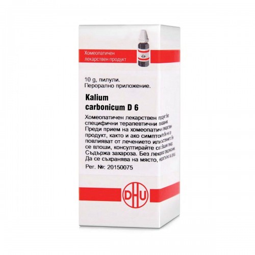 KALIUM CARBONICUM D6 GLOB 10G VW BG