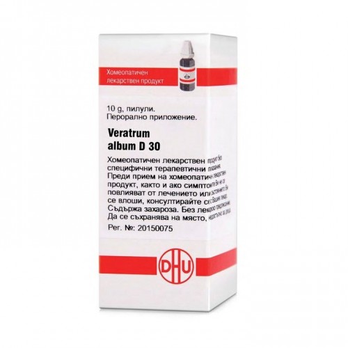 VERATRUM ALBUM D30 GLOB 10G VW BG VERATRUM ALBUM D30 GLOB 10G VW BG