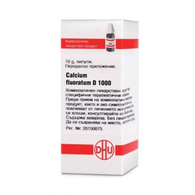 CALCIUM FLUORATUM D1000 GLOB 10G VW BG