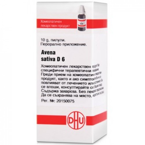 AVENA SATIVA D6 GLOB 10G VW BG