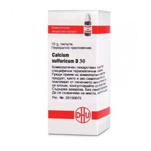 CALCIUM SULFURICUM D30 GLOB 10G VW BG CALCIUM SULFURICUM D30 GLOB 10G VW BG