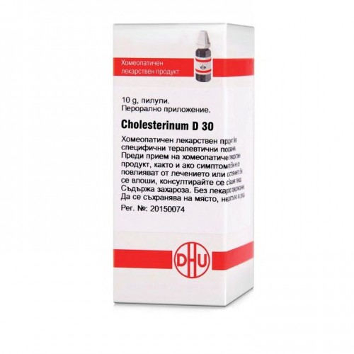 CHOLESTERINUM D30 GLOB 10G VW BG