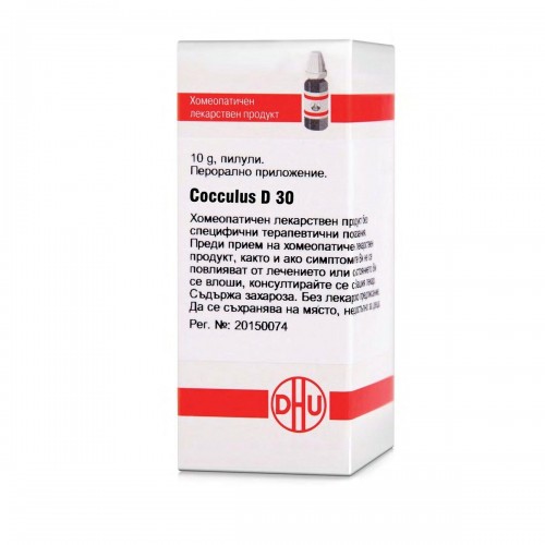 COCCULUS D30 GLOB 10G VW BG COCCULUS D30 GLOB 10G VW BG