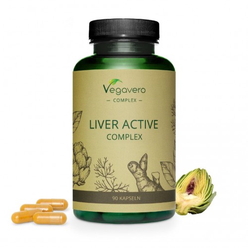 VEGAVERO LIVER ACTIVE COMPLEX / ЧЕРЕН ДРОБ КОМПЛЕКС КАПС. Х90